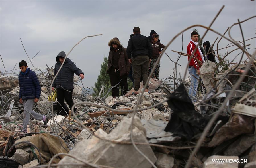 MIDEAST-JENIN-DEMOLISHED