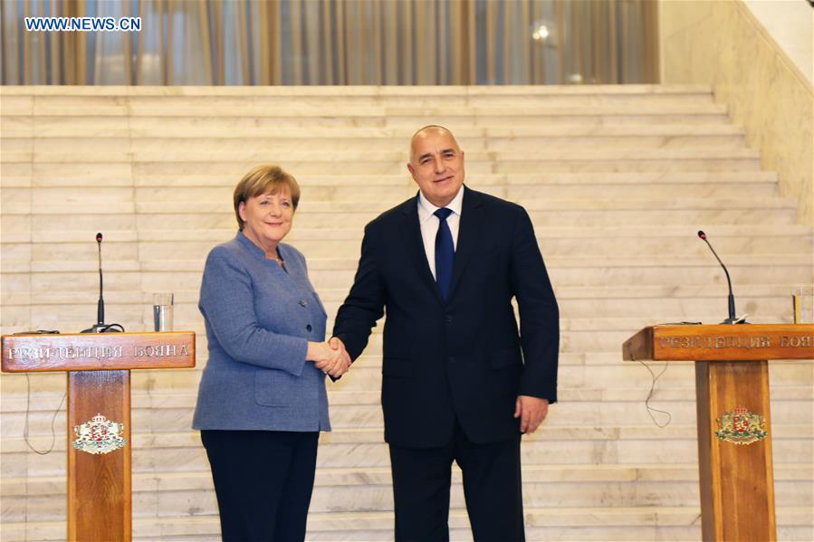 BULGARIA-GERMANY-DIPLAMOCY-MERKEL-VISIT