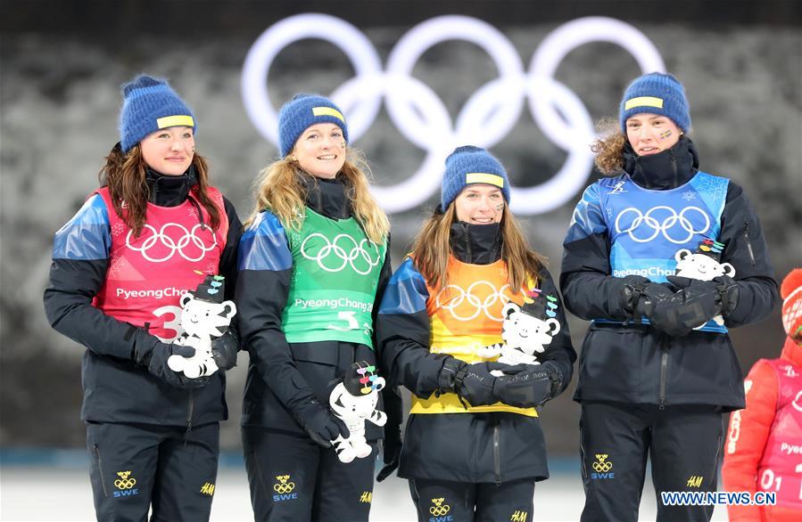 (SP)OLY-SOUTH KOREA-PYEONGCHANG-BIATHLON-WOMEN'S 4X6KM RELAY