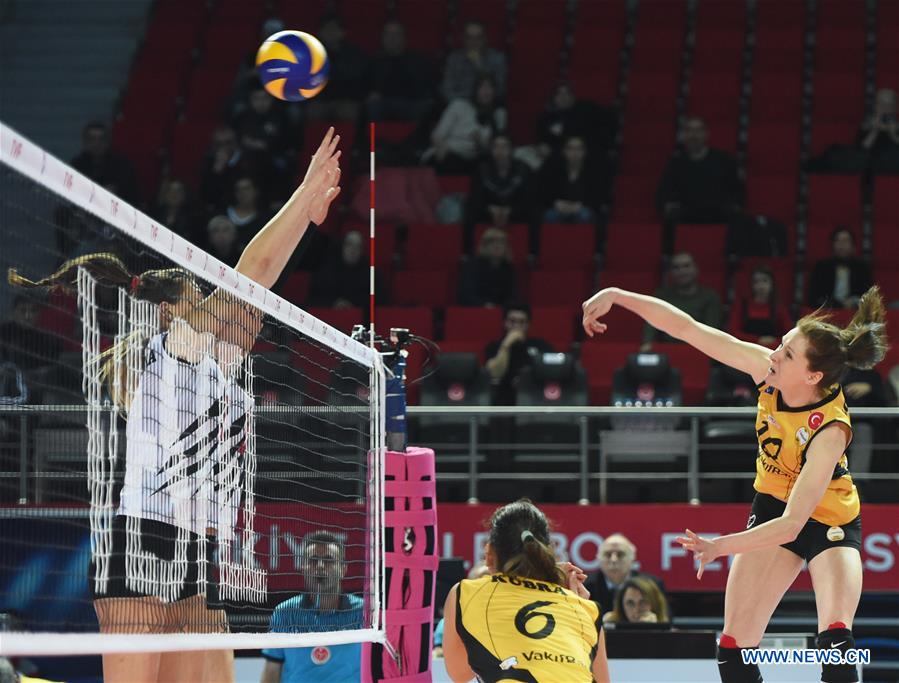 (SP)TURKEY-ISTANBUL-VOLLEYBALL-TURKISH WOMEN LEAGUE-PLAYOFFS-QUARTER FINAL-BESIKTAS VS VAKIFBANK