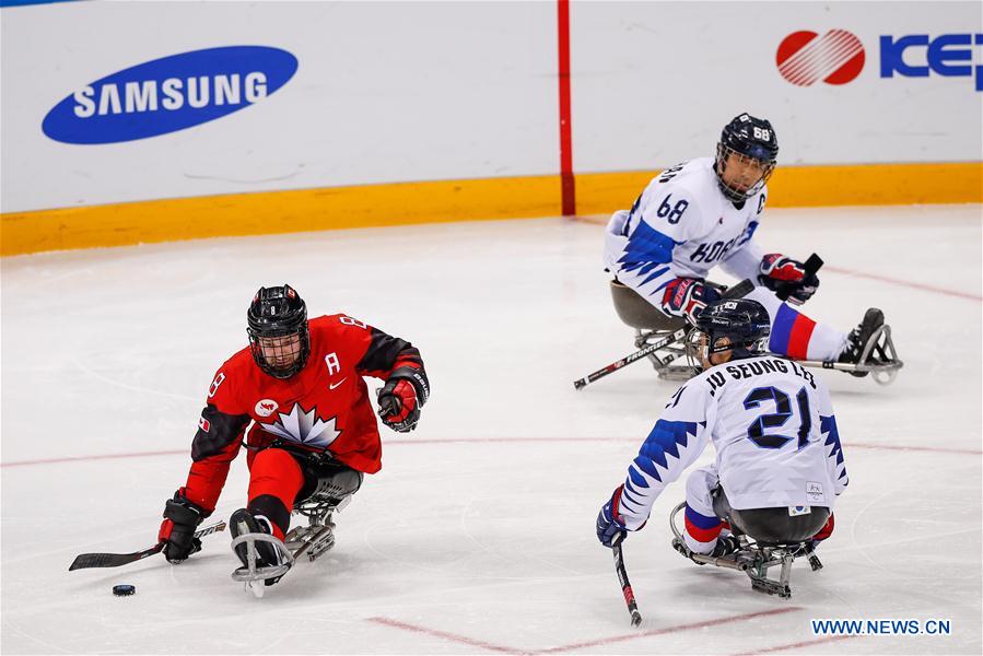 (SP)OLY-PARALYMPIC-SOUTH KOREA-GANGNEUNG-ICE HOCKEY-MIXED PLAY-OFFS SEMIFINAL-CANADA VS SOUTH KOREA