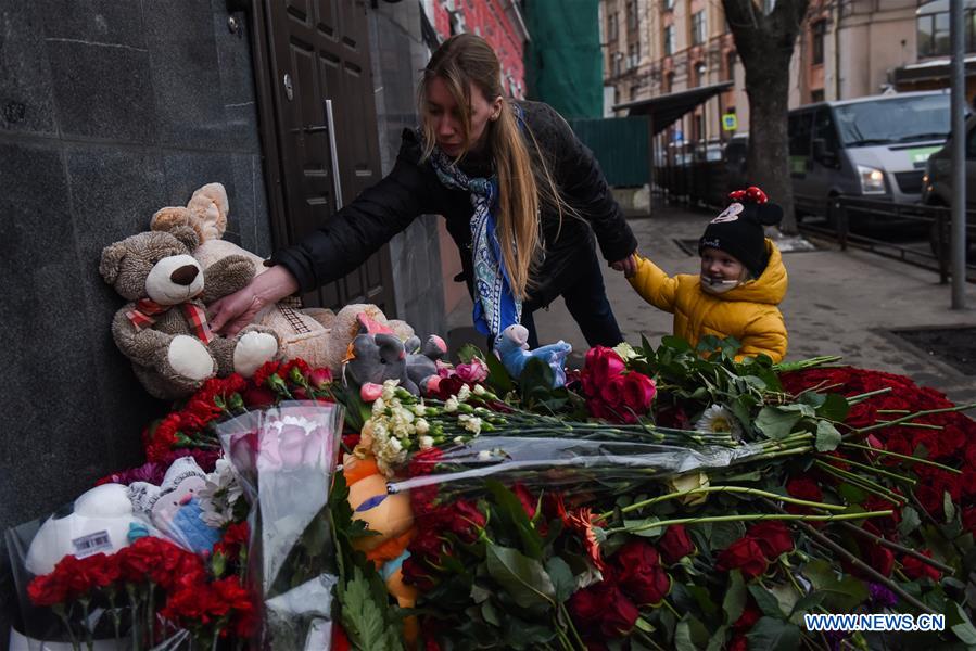 RUSSIA-MOSCOW-KEMEROVO FIRE-MOURNING