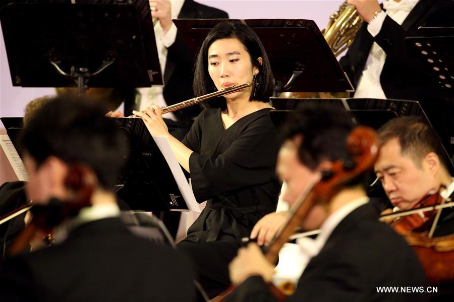 MYANMAR-YANGON-CHINA-ORCHESTRA