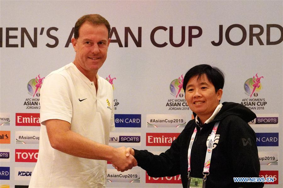 (SP)JORDAN-AMMAN-FOOTBALL-WOMEN'S ASIAN CUP-PRESS CONFERENCE