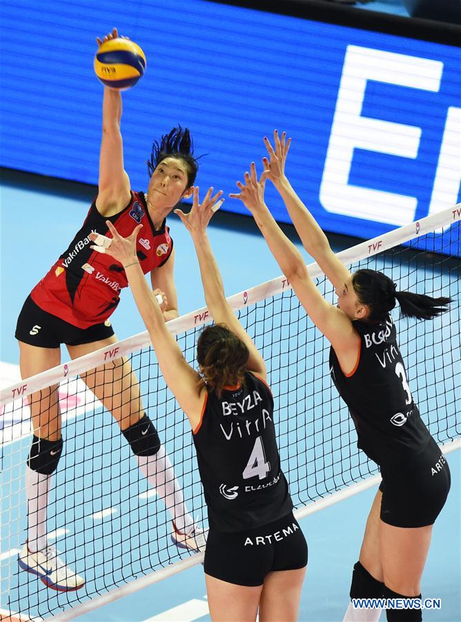 (SP)TURKEY-ISTANBUL-VOLLEYBALL-TURKISH WOMEN LEAGUE-FINAL