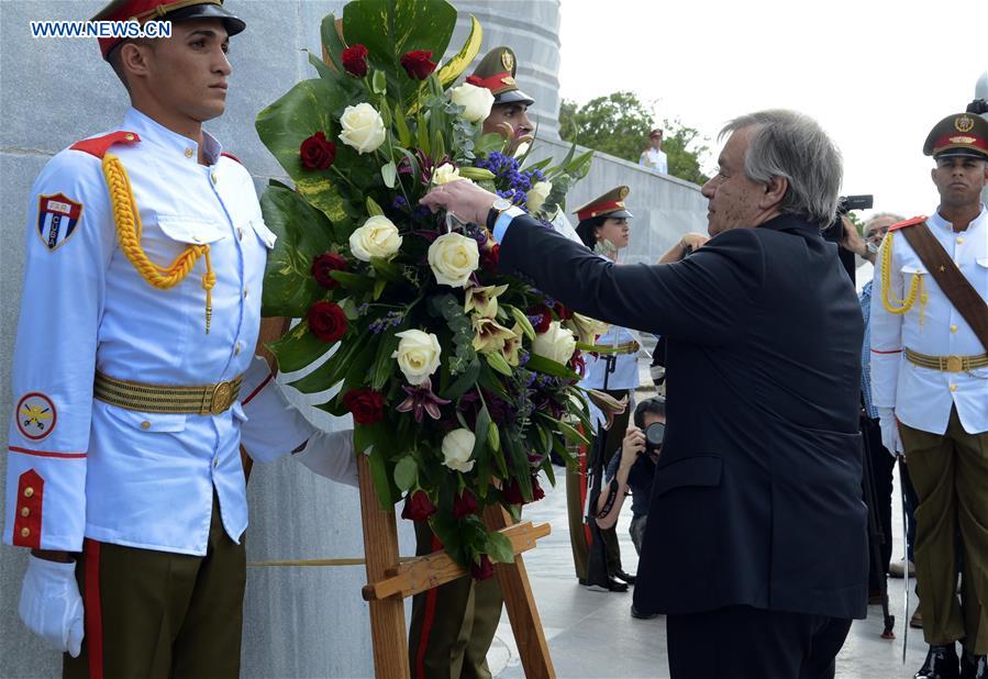 CUBA-HAVANA-UN CHIEF-VISIT 