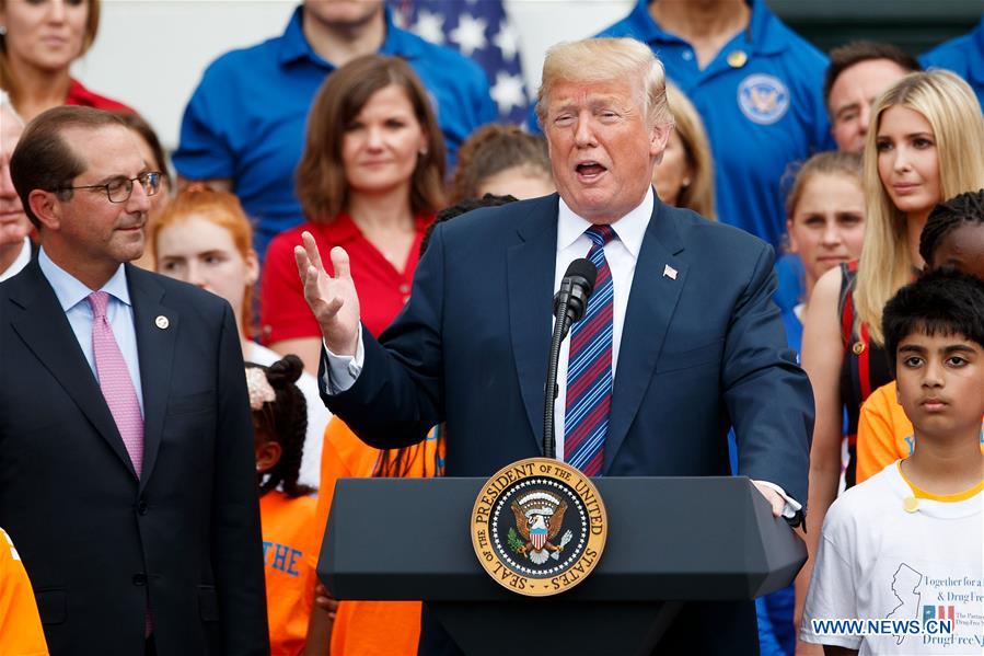 U.S.-WASHINGTON D.C.-TRUMP-WHITE HOUSE-SPORTS AND FITNESS DAY