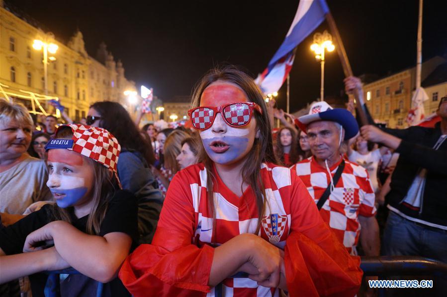 (SP)CROATIA-ZAGREB-SOCCER-FIFA WORLD CUP-FANS