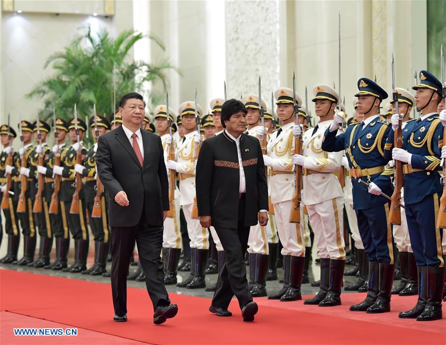 CHINA-BOLIVIA-PRESIDENTS-TALKS (CN)