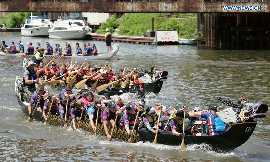 U.S.-CHICAGO-DRAGON BOAT RACE