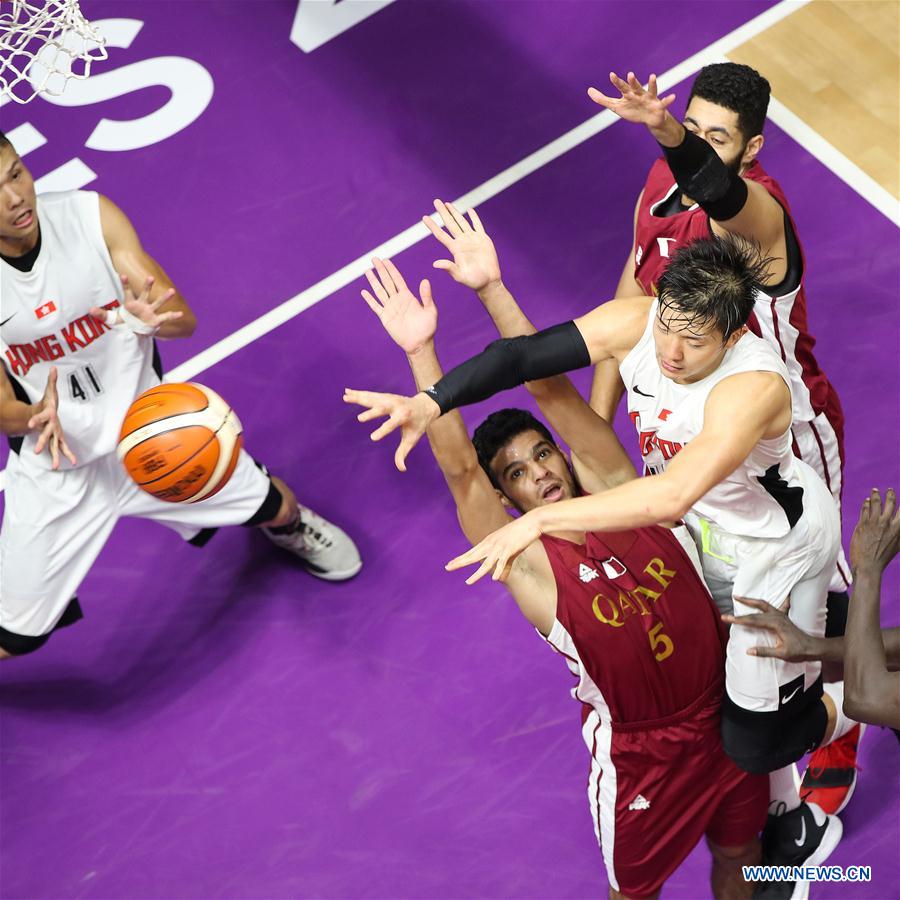 (SP)INDONESIA-JAKARTA-ASIAN GAMES-BASKETBALL-QATAR VS HONG KONG