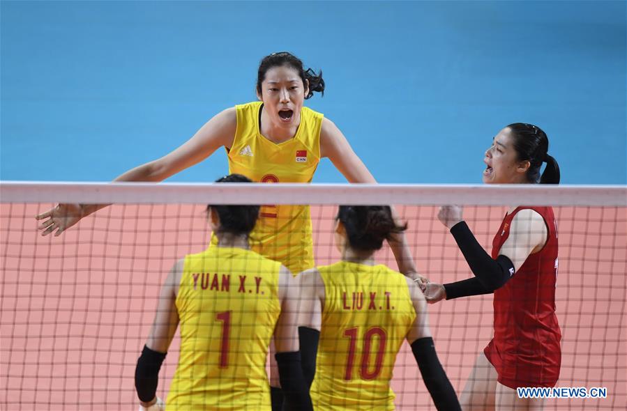 (SP)INDONESIA-JAKARTA-ASIAN GAMES-WOMEN'S VOLLEYBALL-CHINA VS SOUTH KOREA