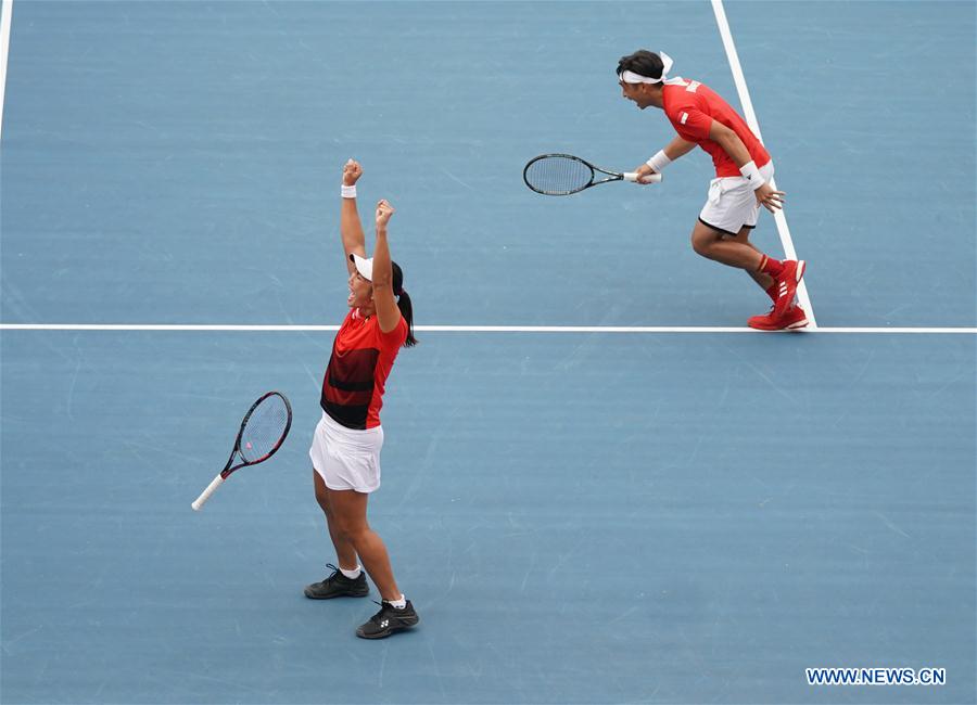 (SP)INDONESIA-PALEMBANG-ASIAN GAMES-TENNIS-MIXED DOUBLES