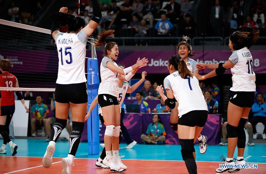 (SP)INDONESIA-JAKARTA-ASIAN GAMES-VOLLEYBALL