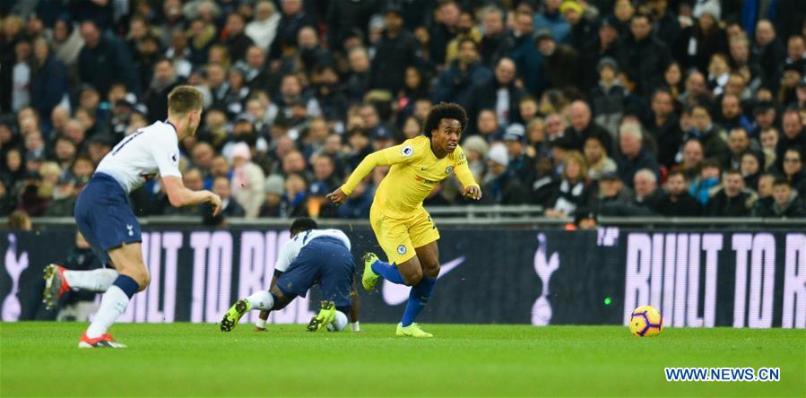 (SP) BRITAIN-LONDON-FOOTBALL-TOTTENHAM HOTSPUR VS CHELSEA