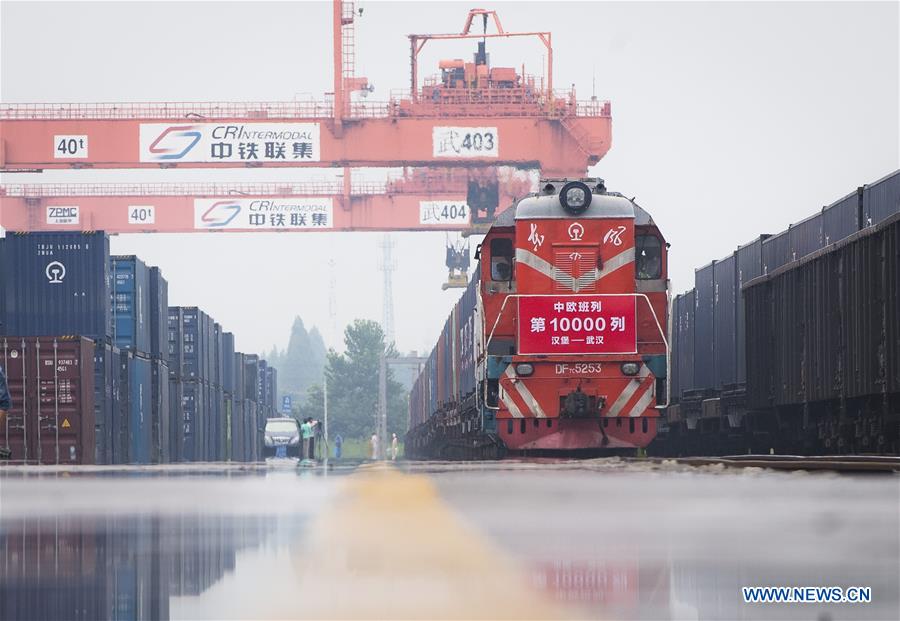 CHINA-EUROPE-FREIGHT TRAINS TRIPS-SURGING 