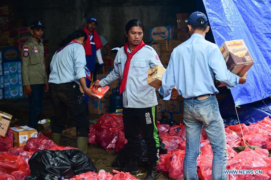 INDONESIA-BANTEN-TSUNAMI-TEMPORARY SHELTER