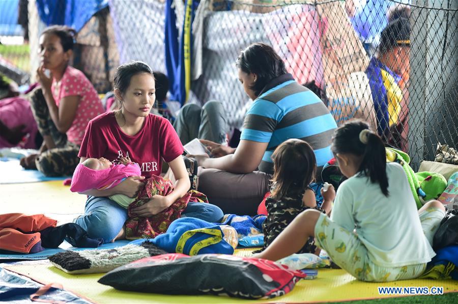 INDONESIA-BANTEN-TSUNAMI-TEMPORARY SHELTER