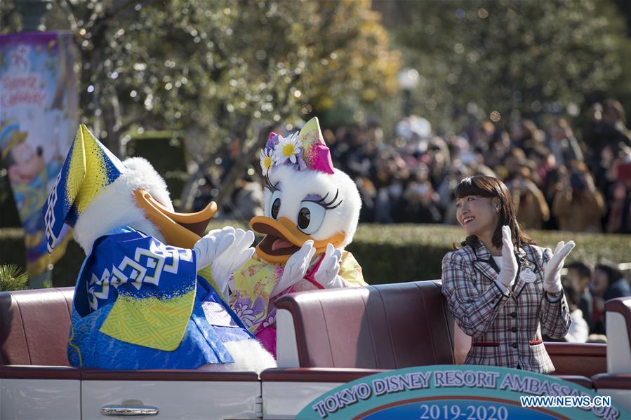 JAPAN-CHIBA-DISNEY-NEW YEAR-CELEBRATION