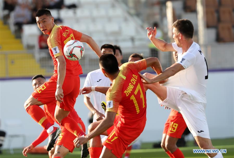 (SP)UAE-AL AIN-SOCCER-ASIAN CUP-CHINA VS KYRGYZ REPUBLIC