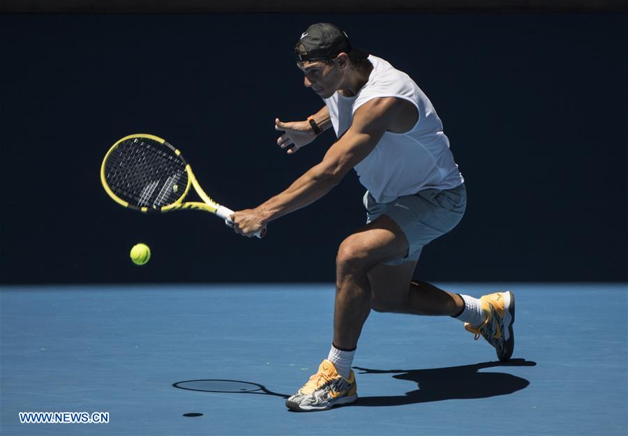 (SP)AUSTRALIA-MELBOURNE-TENNIS-AUSTRALIAN OPEN-TRAINING