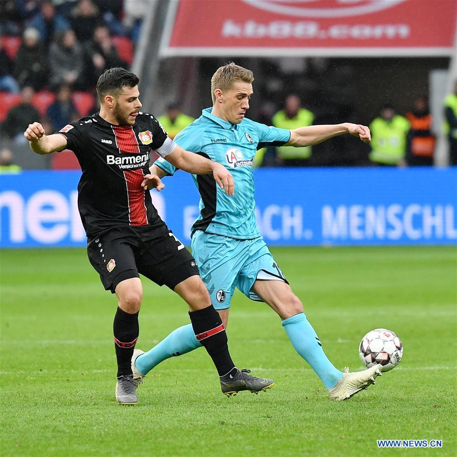 (SP)GERMANY-LEVERKUSEN-SOCCER-BUNDESLIGA-LEVERKUSEN VS FREIBURG