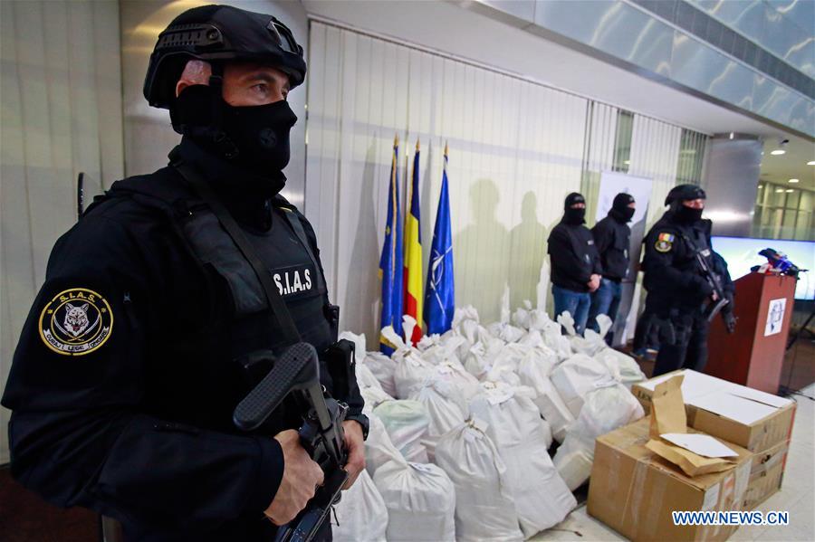 ROMANIA-BUCHAREST-MASSIVE COCAINE-CAPTURE