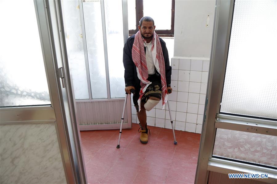 YEMEN-SANAA-LANDMINES-VICTIMS