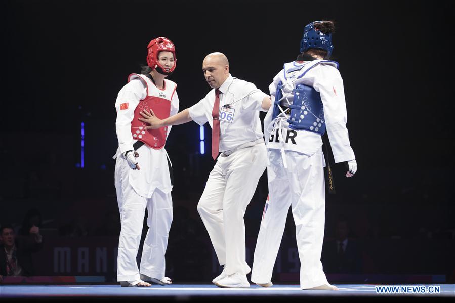 (SP) BRITAIN-MANCHESTER-TAEKWONDO-WORLD CHAMPIONSHIP-DAY 3