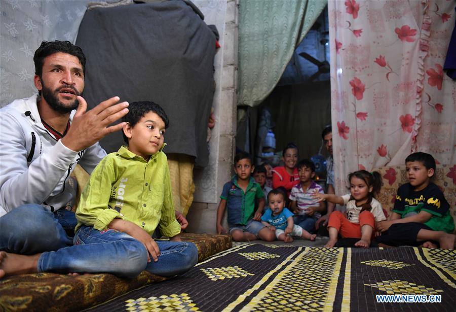 SYRIA-DAMASCUS-CHILDREN