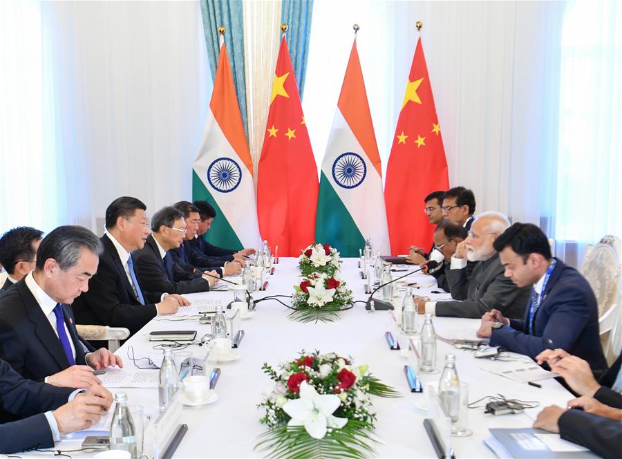 KYRGYZSTAN-BISHKEK-CHINA-XI JINPING-MODI-MEETING