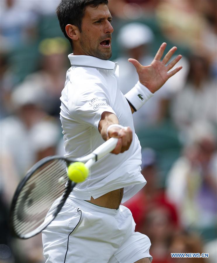 (SP)BRITAIN-LONDON-TENNIS-WIMBLEDON-DAY 9