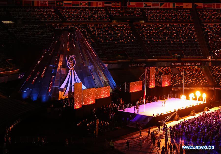 (SP)ITALY-NAPLES-SUMMER UNIVERSIADE-CLOSING CEREMONY