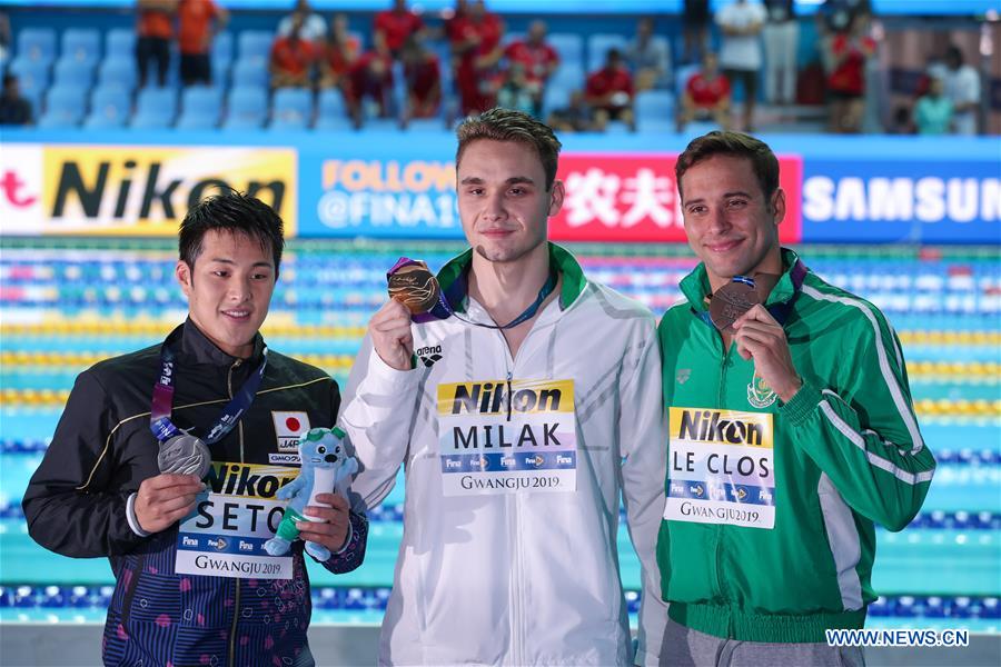 (SP)SOUTH KOREA-GWANGJU-FINA WORLD CHAMPIONSHIPS-SWIMMING-DAY 4