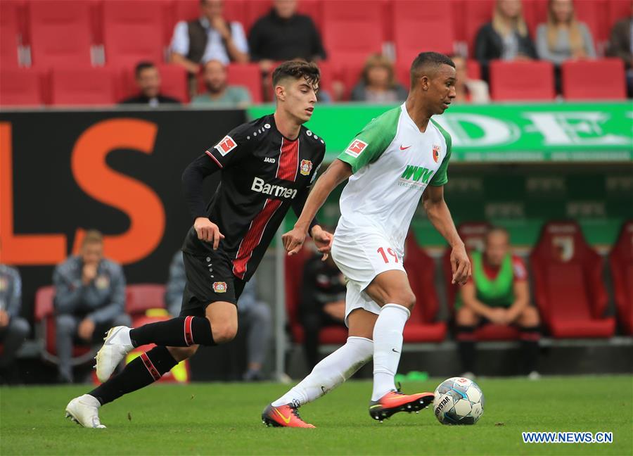 (SP)GERMANY-AUGSBURG-SOCCER-BUNDESLIGA-FC AUGSBURG VS BAYER 04 LEVERKUSEN