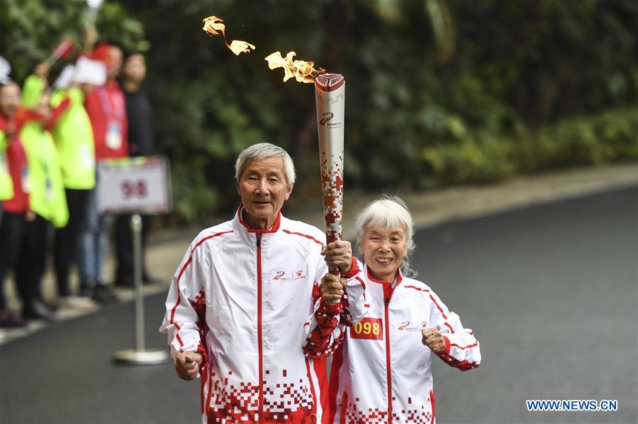 (SP)CHINA-WUHAN-7TH MILITARY WORLD GAMES-TORCH RELAY