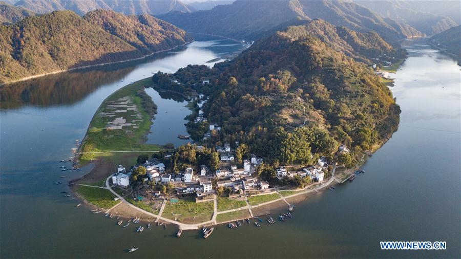 CHINA-ANHUI-SCENERY-AERIAL VIEW (CN)