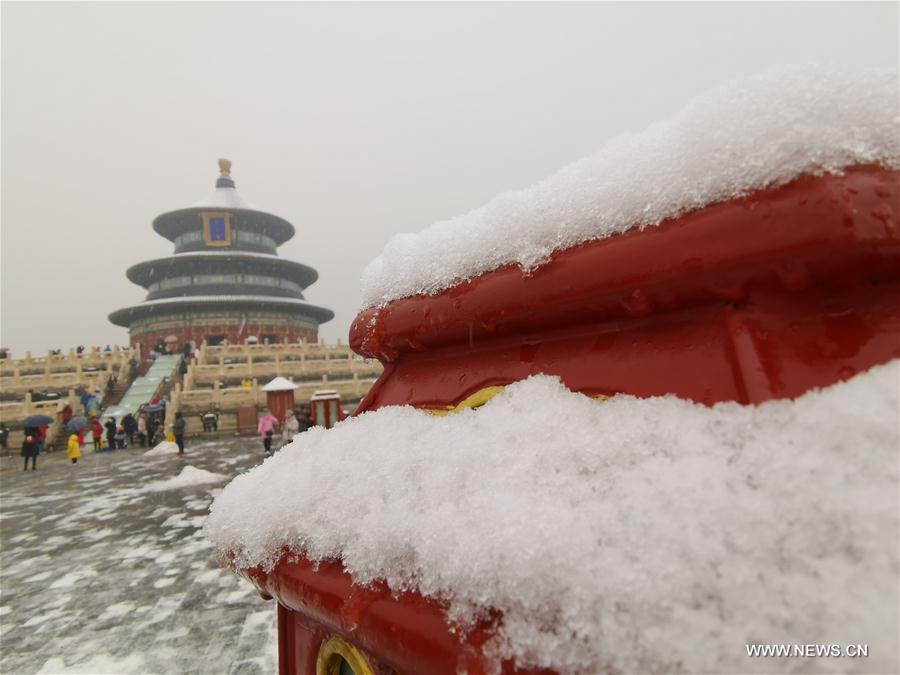 (BeijingCandid) CHINA-BEIJING-WINTER-TEMPLE OF HEAVEN (CN)