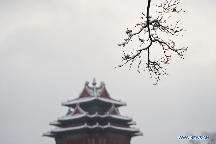 CHINA-BEIJING-SNOW SCENERY (CN)