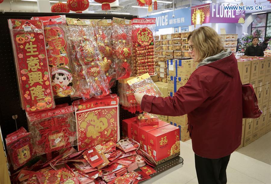 CANADA-VANCOUVER-LUNAR NEW YEAR SHOPPING