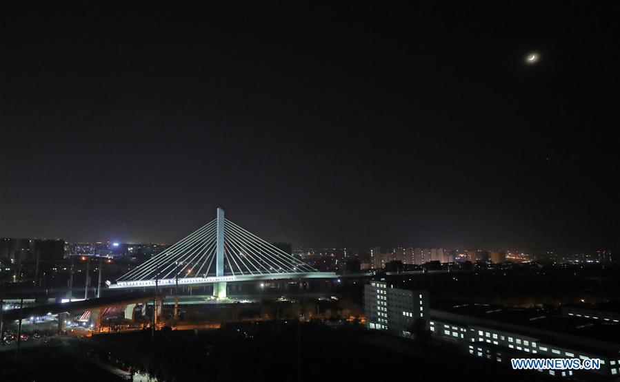 CHINA-LIAONING-SHENYANG-CABLE-STAYED BRIDGE-ROTATION (CN)