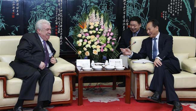 Xinhua News Agency president meets first deputy general director of TASS