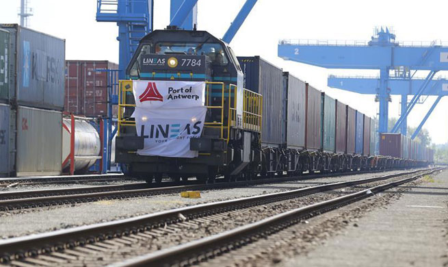 First Tangshan-Antwerp freight train arrives at Belgium