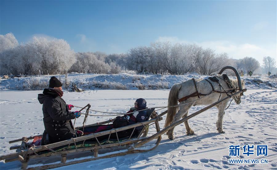 （冬季美丽生态）（5）冲乎尔：“雪树银花”童话镇